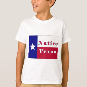 Native Texan Lone Star Flag T-Shirt