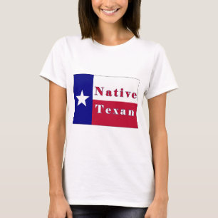 Native Texan Lone Star Flag T-Shirt