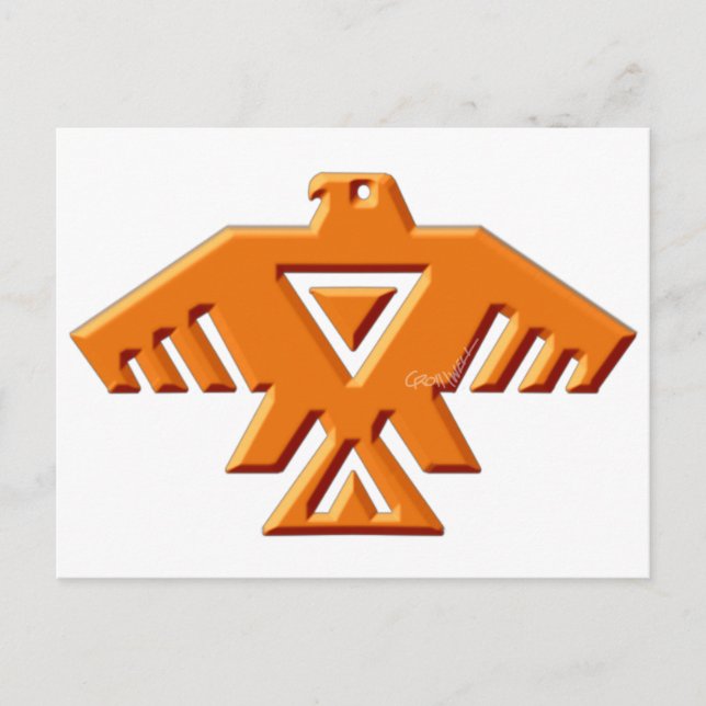 Native Thunderbird Postcard (Front)