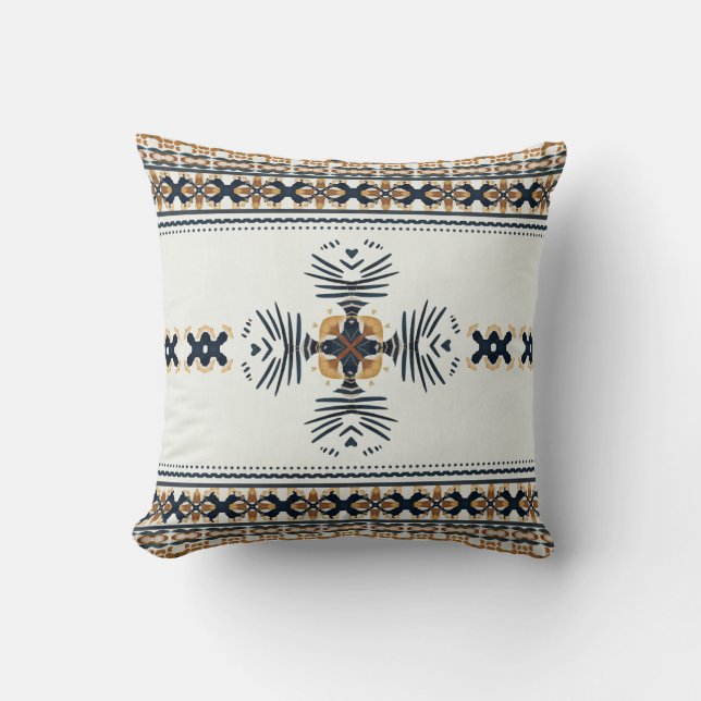 Native Tribal Pattern Cushion (Front)