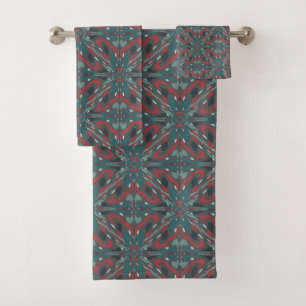 Native Tribal Southwestern Colours Pattern Bath Towel Set