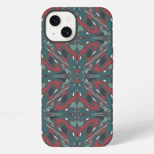 Native Tribal Southwestern Colours Pattern iPhone Case (Back)