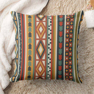 Native Warrior 20x20 Throw Pillow