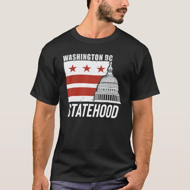 Native Washingtonian State Of Washington D C T-Shirt (Front)