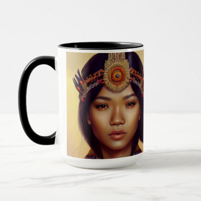 NATIVE WOMEN MUG (Left)