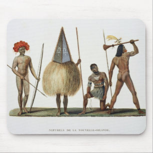 Natives of New Ireland, from 'Voyage autour du Mon Mouse Pad
