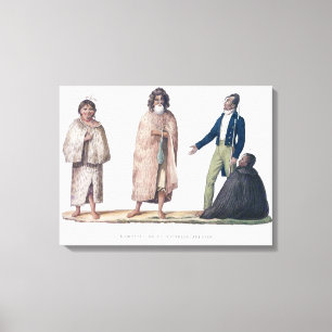 Natives of New Zealand Canvas Print