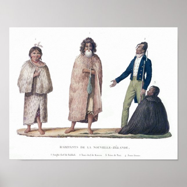Natives of New Zealand Poster (Front)