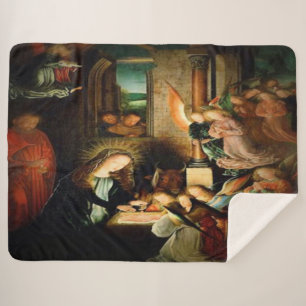 Nativity 1495 Sherpa Blanket