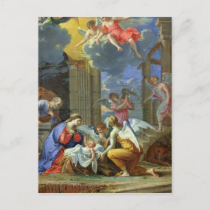 Nativity, 1667 postcard