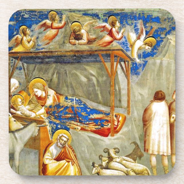 Nativity Birth of Jesus  Coaster (Front)