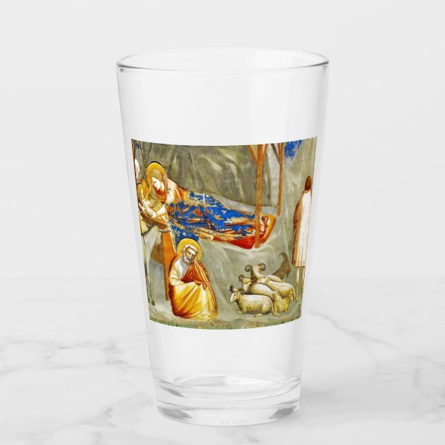 Nativity Birth of Jesus  Glass (Front)