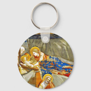 Nativity Birth of Jesus Key Ring
