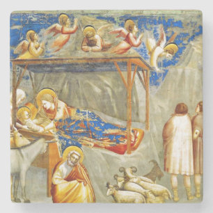 Nativity Birth of Jesus  Stone Coaster