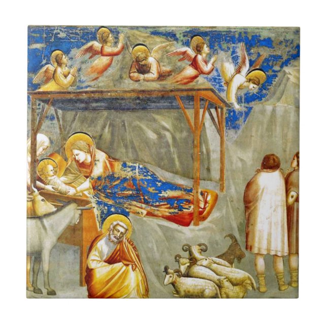 Nativity Birth of Jesus  Tile (Front)