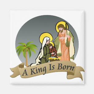 Nativity (Blue)   Magnet