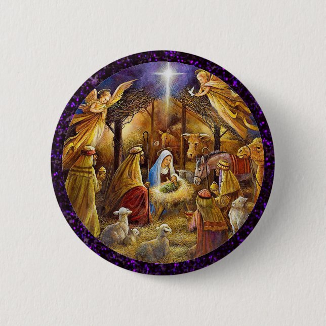 Nativity Button (Front)