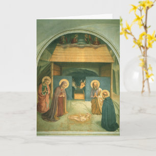 Nativity by Fra Angelico Card