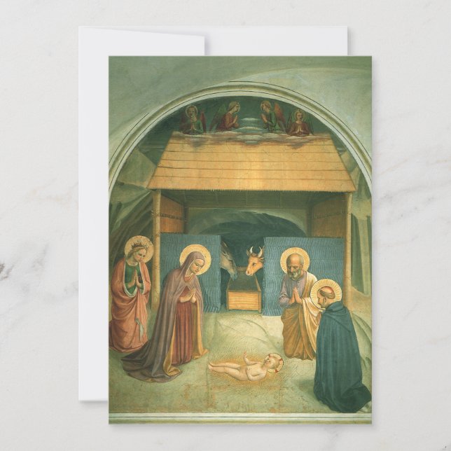 Nativity by Fra Angelico Invitation (Front)