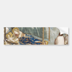 Nativity (by Giotto) Bumper Sticker