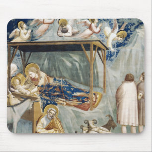 Nativity (by Giotto) Mouse Pad