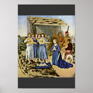 Nativity By Piero Della Francesca (Best Quality) Poster