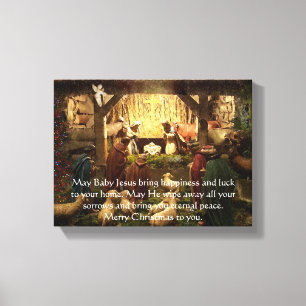 Nativity Canvas Print