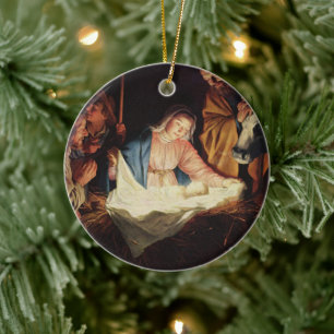 Nativity Ceramic Tree Decoration