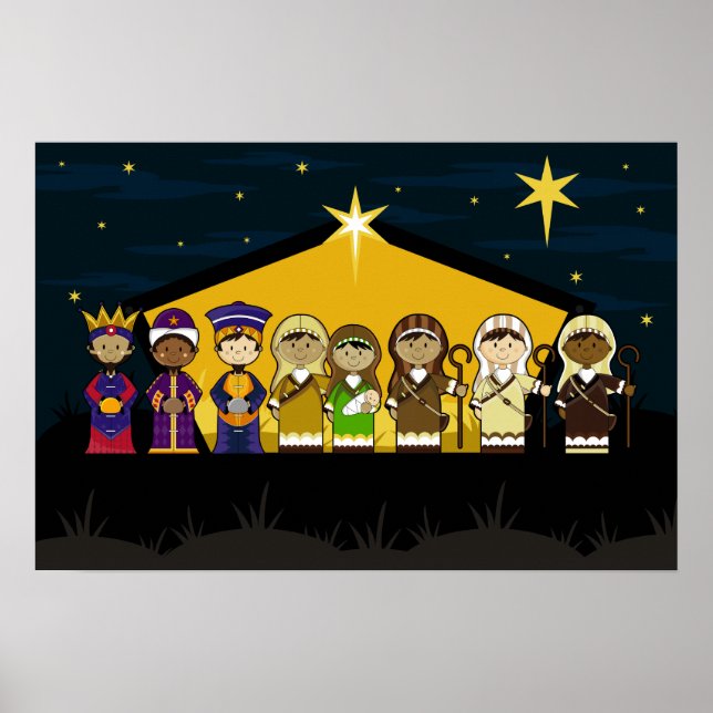 Nativity Characters Poster (Front)