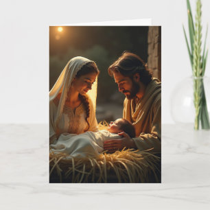NATIVITY CHRISTIAN CHRISTMAS GREETING CARD