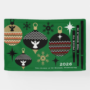 Nativity Christian Christmas Holiday Decor. Banner