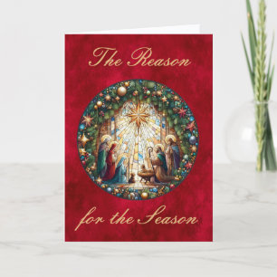Nativity Christmas Card