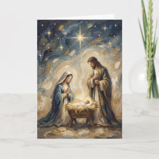 Nativity Christmas Card