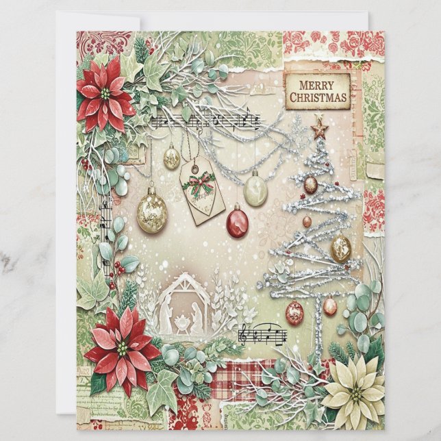 Nativity Christmas craft paper (Front)