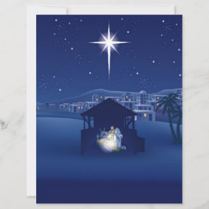 Nativity Christmas craft paper