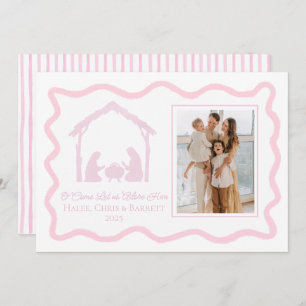 Nativity Christmas Greeting, Holiday Family Photo