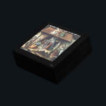 Nativity Christmas Scene Gift Box<br><div class="desc">What better way to present that special gift than to put it in an original wooden gift box, that is a unique and practical gift in itself. Add that watch, jewellery, keys to the new car, whatever. A gift inside a gift- for an extra special surprise. Made of lacquered wood,...</div>