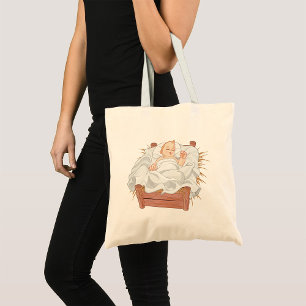 Nativity Crib Baby Tote Bag