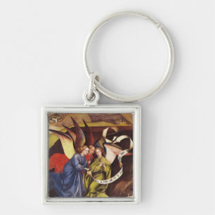 Nativity, detail of three angels, c.1425 key ring