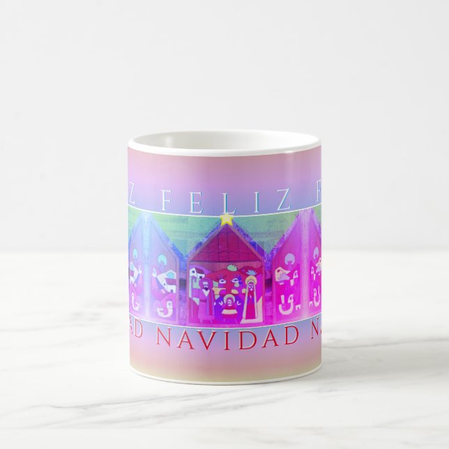 Nativity "Feliz Navidad" Coffee Mug (Center)