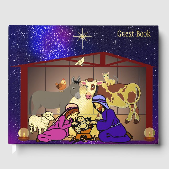 Nativity Guest Book (Front)