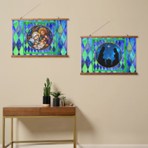 Nativity hanging tapestry