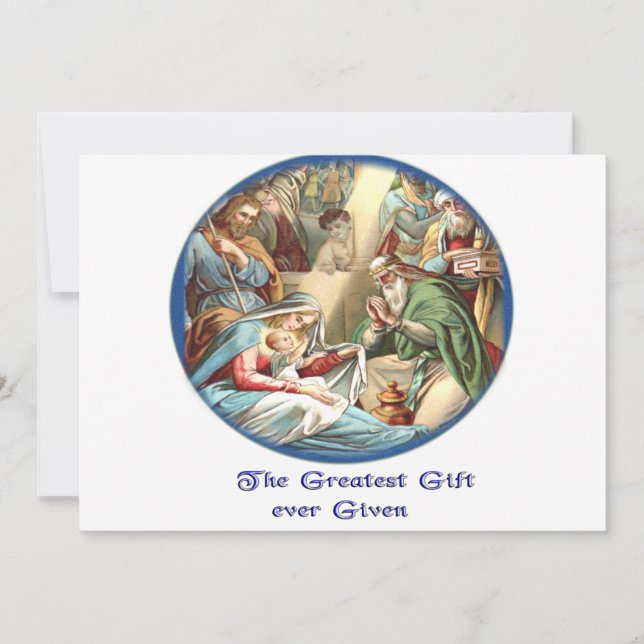 Nativity Holiday Card (Front)