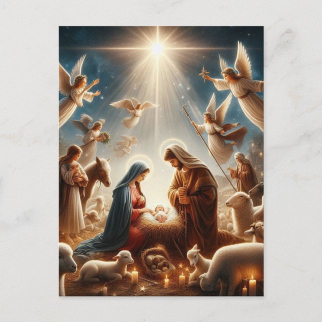 Nativity Holiday Postcard (Front)