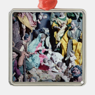Nativity, made in Naples Metal Tree Decoration