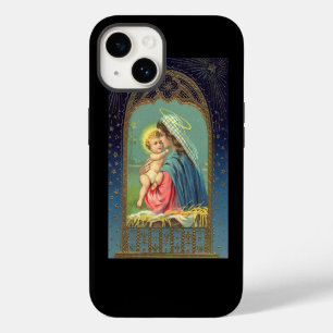 Nativity Mary Holding The Baby Jesus iPhone 14 Case
