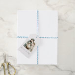 Nativity Mary Joseph Baby Jesus All Is Calm Script Gift Tags<br><div class="desc">Nativity Mary Joseph Baby Jesus All Is Calm Script A modern illustration of Mary,  Joseph and Baby Jesus and a line from the carol Silent Night in an elegant set script on a white background for a contemporary feel. Easily personalise your greeting and name on the back.</div>