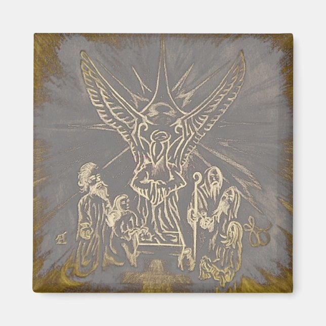 Nativity Maze Magnet (Front)