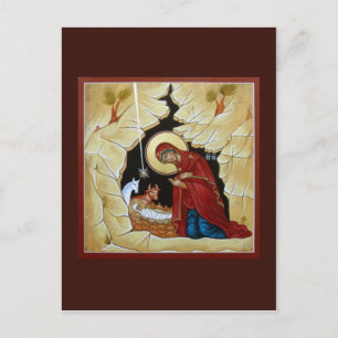 Nativity of Christ Prayer Card