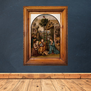 Nativity of Christ Religious Christian Christmas Poster